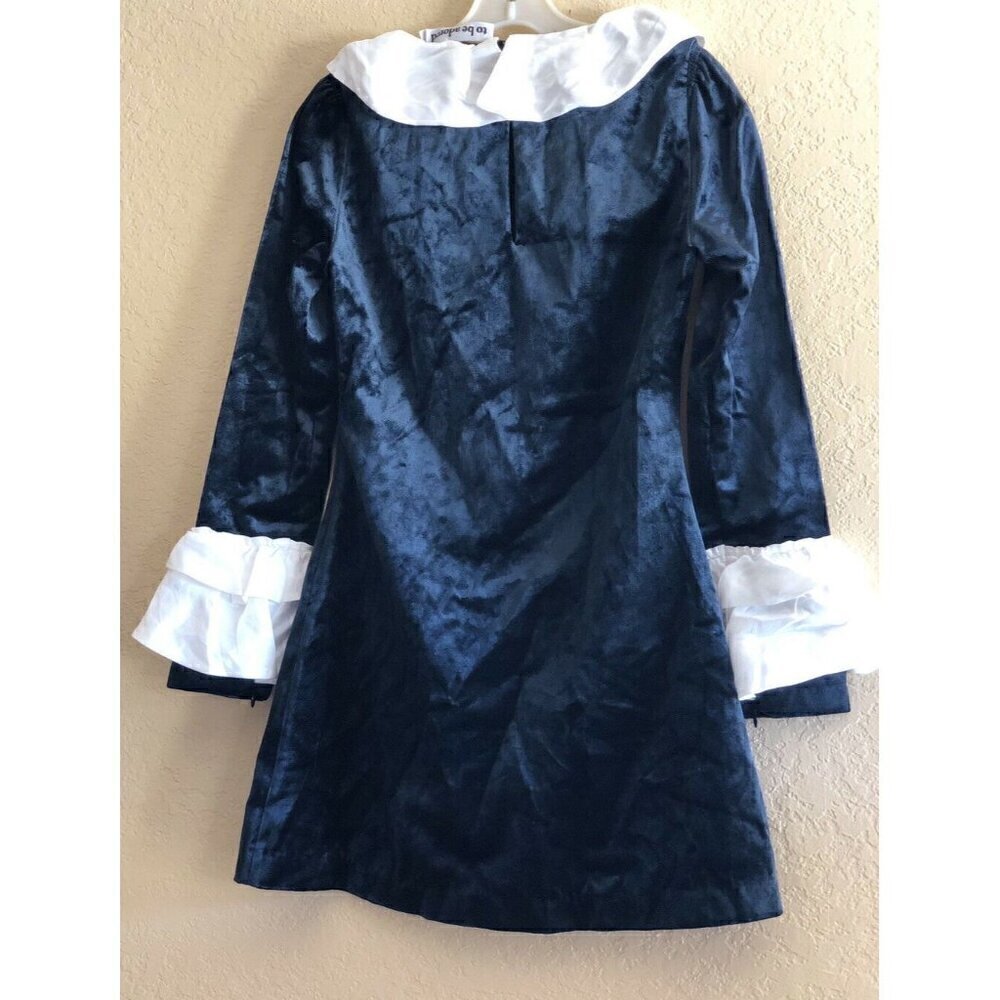 Nasty Gal To Be Adored Aga A-Line Ruffle Sleeve Velvet Dress - Picture 3 of 11